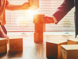 Business building blocks.